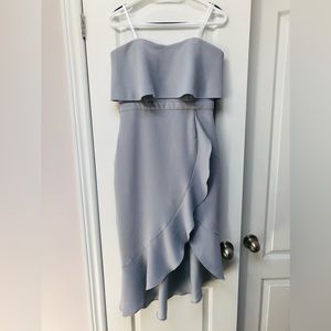 Xscape Dusty Light Blue Dress sz 6 BNWT